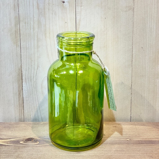 گلدان شیشه رنگی مدل H