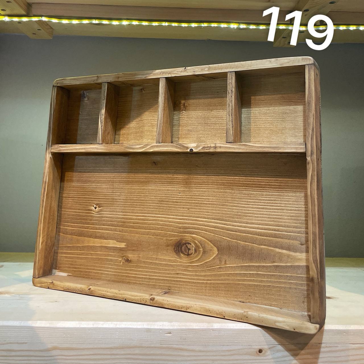 سینی سرو چوبی نراد 5 خانه کد 119