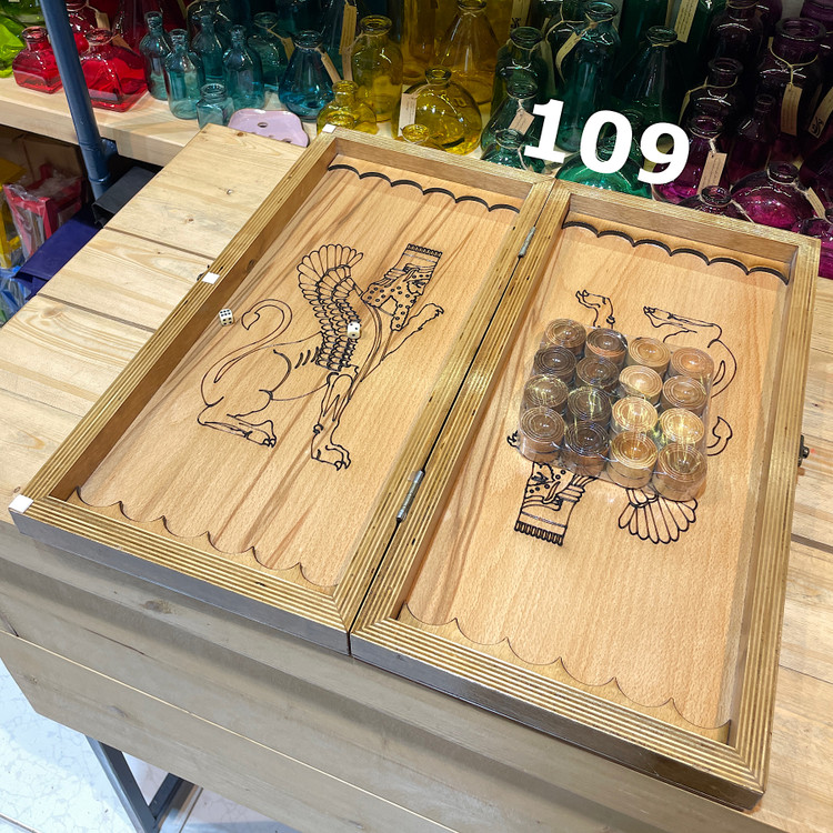 تخته نرد و شطرنج نراد چند لای روس بزرگ کد 109