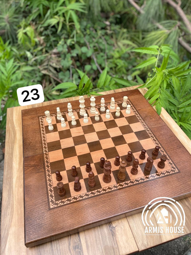 تخته نرد و شطرنج نراد روس بزرگ کد 23