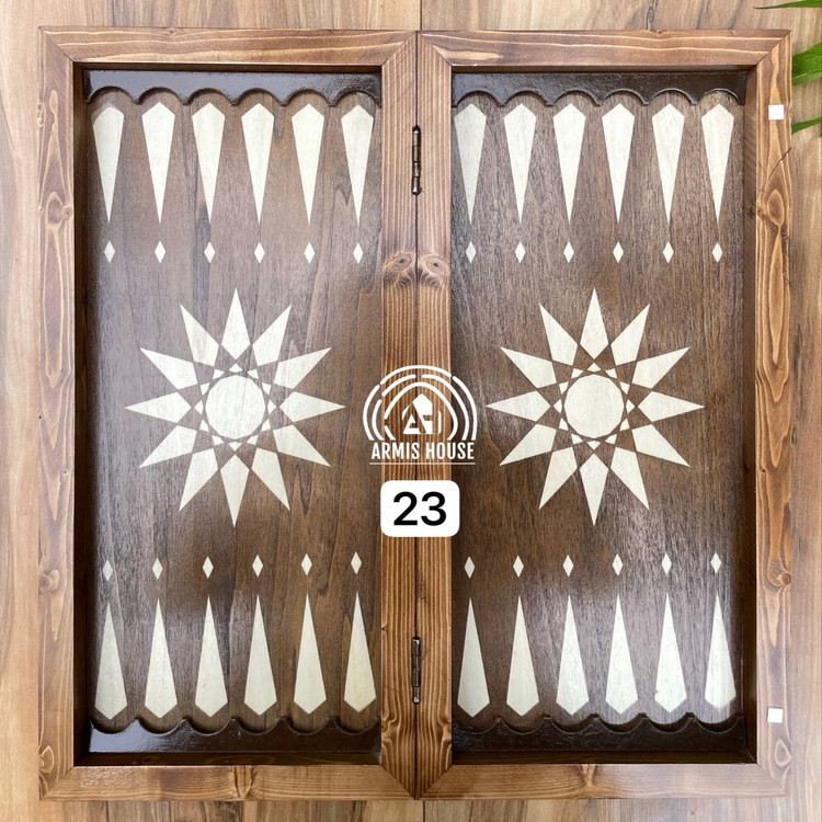 تخته نرد و شطرنج نراد روس بزرگ کد 23