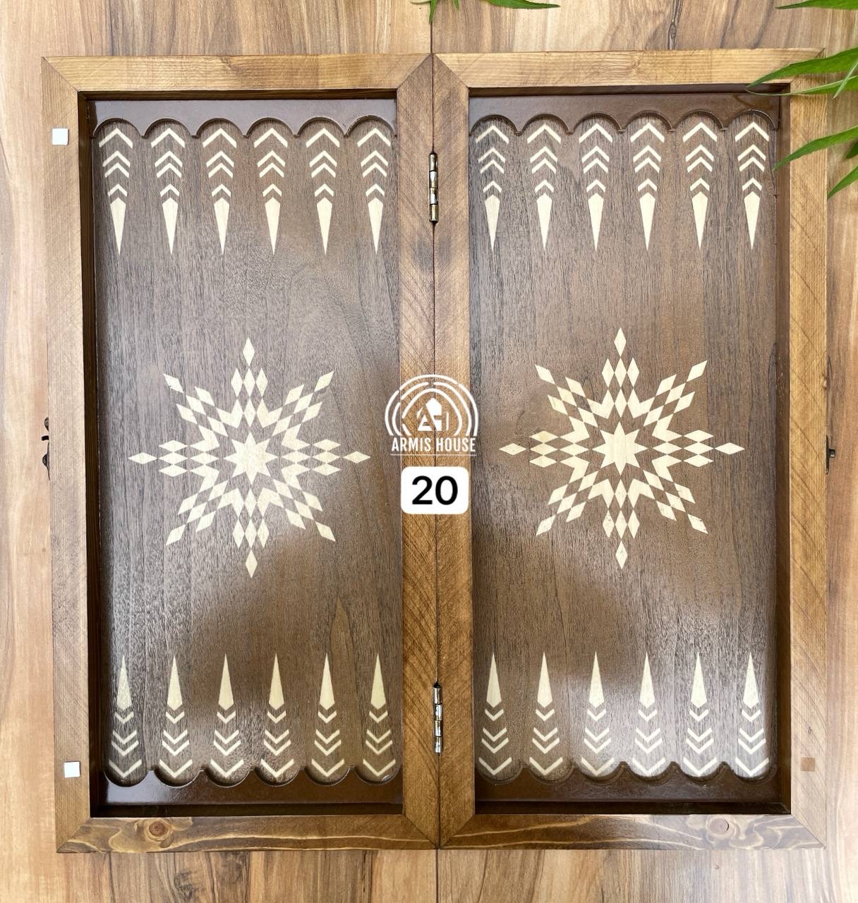 تخته نرد و شطرنج نراد روس بزرگ کد 20