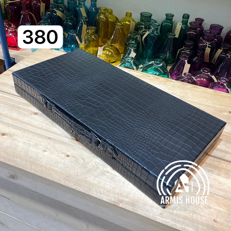 تخته نرد چرمی طرح قطب نما MDF کد ۳۸۰