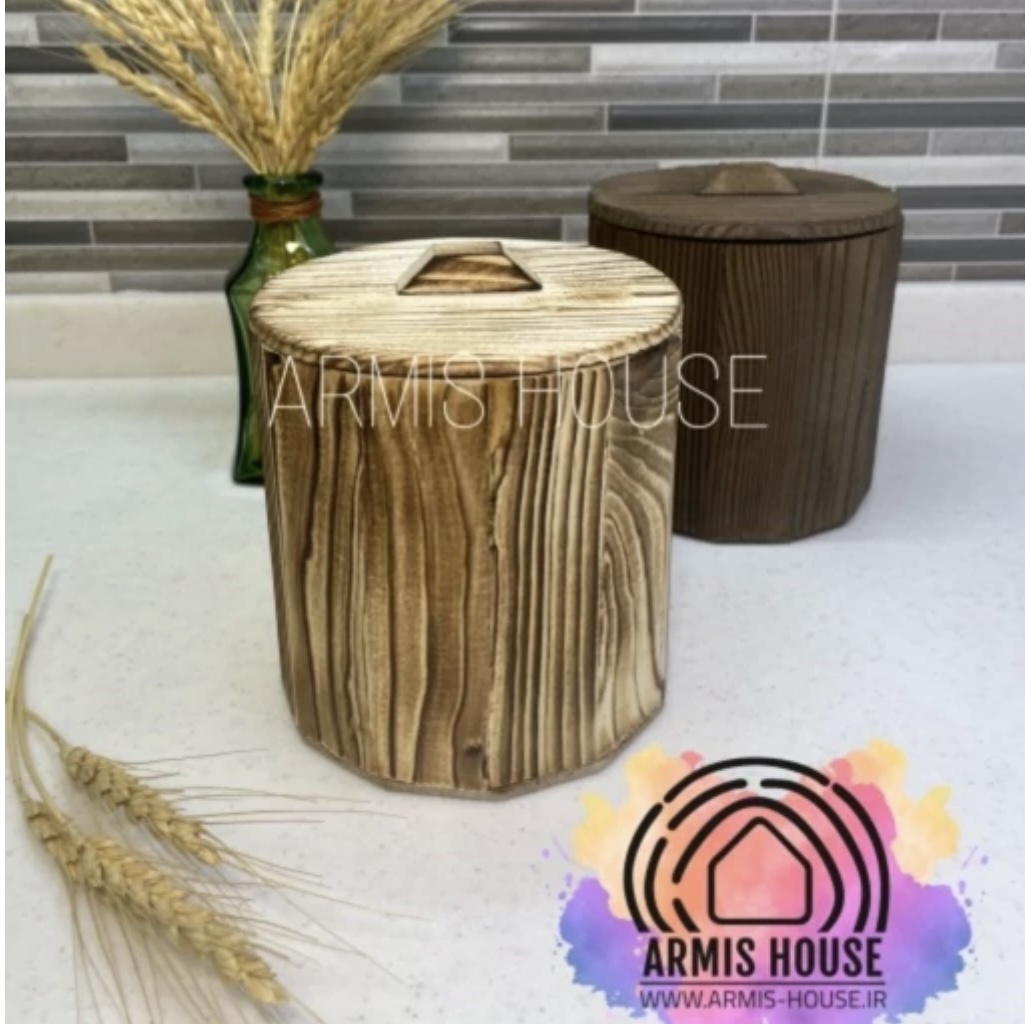 شکلات خوری چوبی درب دار