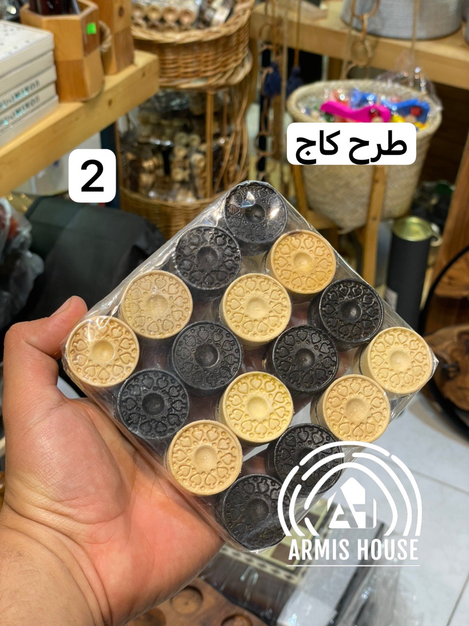 مهره بازی تخته و چکرز ، منبت کاری